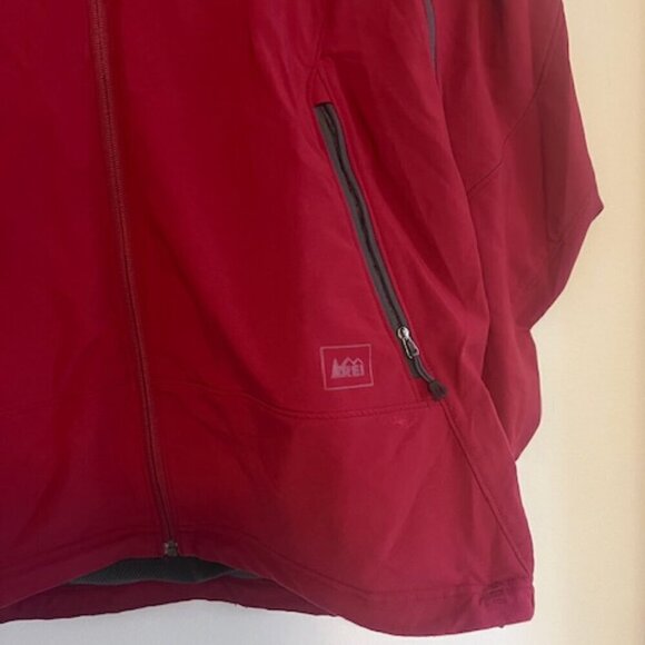 REI men's red jacket size Large - Picture 4 of 5